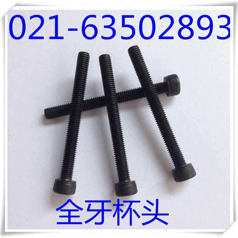 12.9级全牙内六角螺丝 12.9级全牙杯头螺丝 M5X30 - M5X100