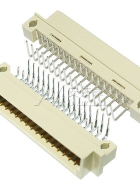 欧式插座9001-15321 16321 17321 18321C00A直弯针脚公母头3排32P