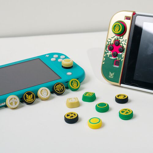 阿吉托摩Switch OLED塞尔达王国之泪摇杆帽joycon摇杆套NS按键帽