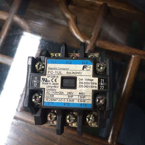 FC-1UL富士变频器G11和P11系列30-37-45-55k充电限流接触器FC-1UL