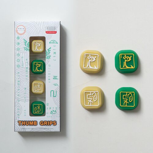 Switch塞尔达传说王国之泪主题配件NS卡盒支架摇杆帽保护套壳手绳