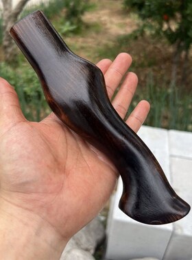 包浆小手柄斧子把盘玩把玩斧柄露营斧收藏斧专用精品手柄手工雕刻