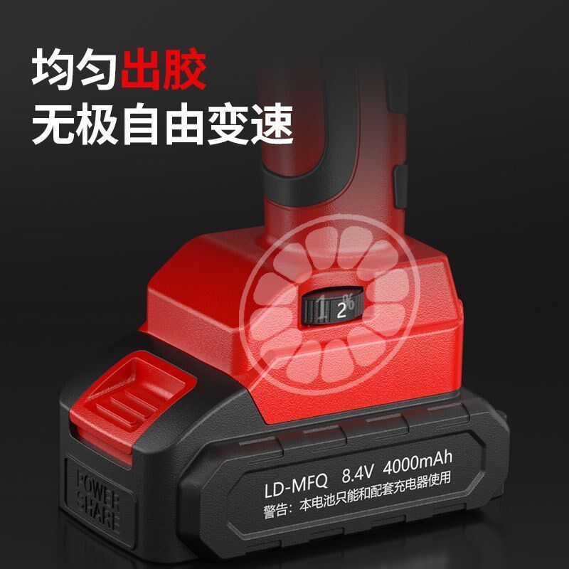 电动美缝胶枪抢美缝双管胶抢美缝剂施工工具全自动电动美缝打胶机