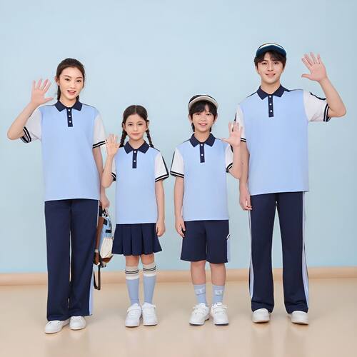 江西省新余市夏季校服阔腿裤学生统一校服索罗娜凉感短袖长裤春秋