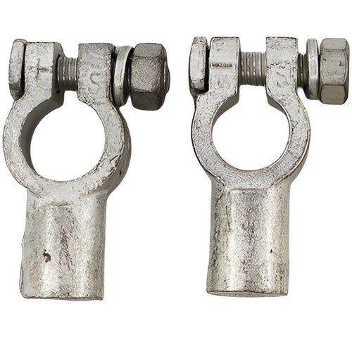 电瓶纯铜镀锡冷压一体电瓶桩头接头卡子抗氧化耐腐蚀通用25/35/50