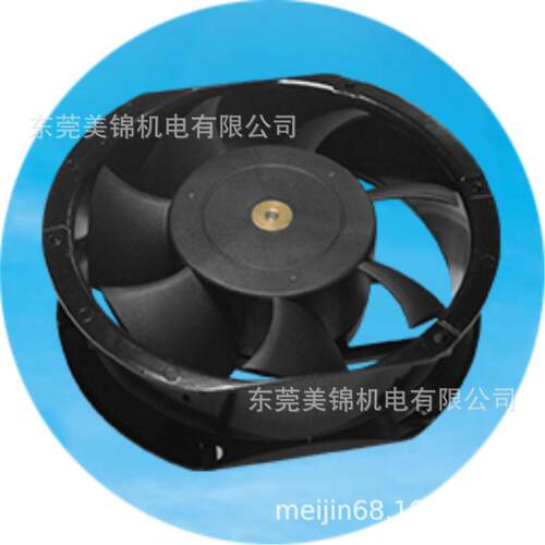DC17251铝框塑胶叶直流散热风扇，工业散热风扇12V24V36V48V风扇