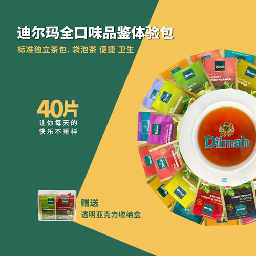 迪尔玛20味冷泡茶包锡兰红绿茶