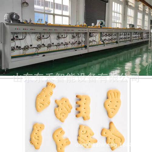 全自动饼干产线设备 压缩饼干产线 桃酥机设备