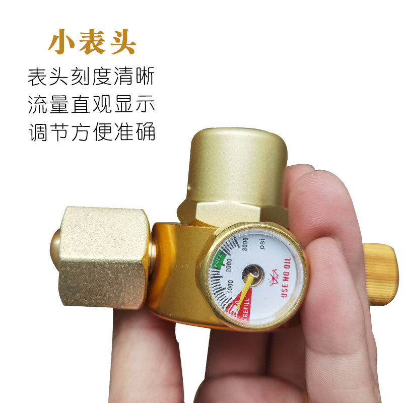 节能氩弧焊氩气表 氩气表氩气减压器 节能氩气表氩气压力表减压表