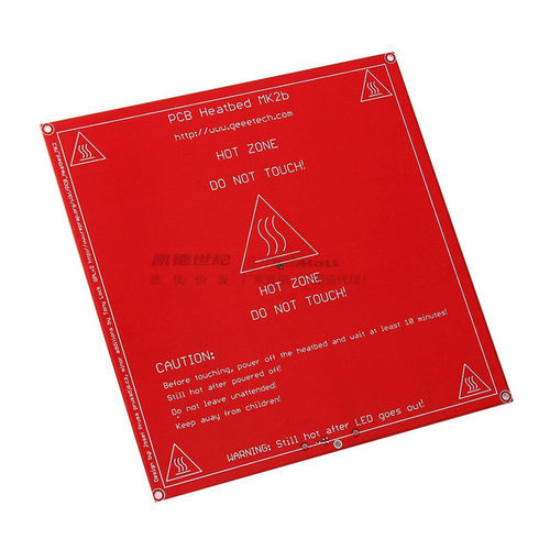3D打印机 PCB热床 Mk2b 12/24双电源 214x214mm Mk2a