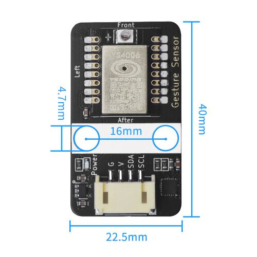 手势识别模块内置9种手势识别/IIC接口/替代APDS-9960兼容Arduino