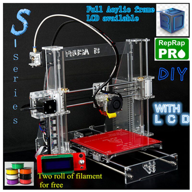3D打印机 LCD控制 DIY套件高精度质量 reprap i3远程挤出机