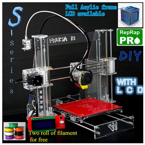 3D打印机 LCD控制 DIY套件高精度质量 reprap i3远程挤出机