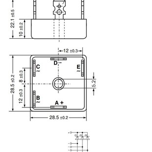 全新 MT3516A MT3512A MT3516 三相整流桥全新变频器专用 金脚5脚