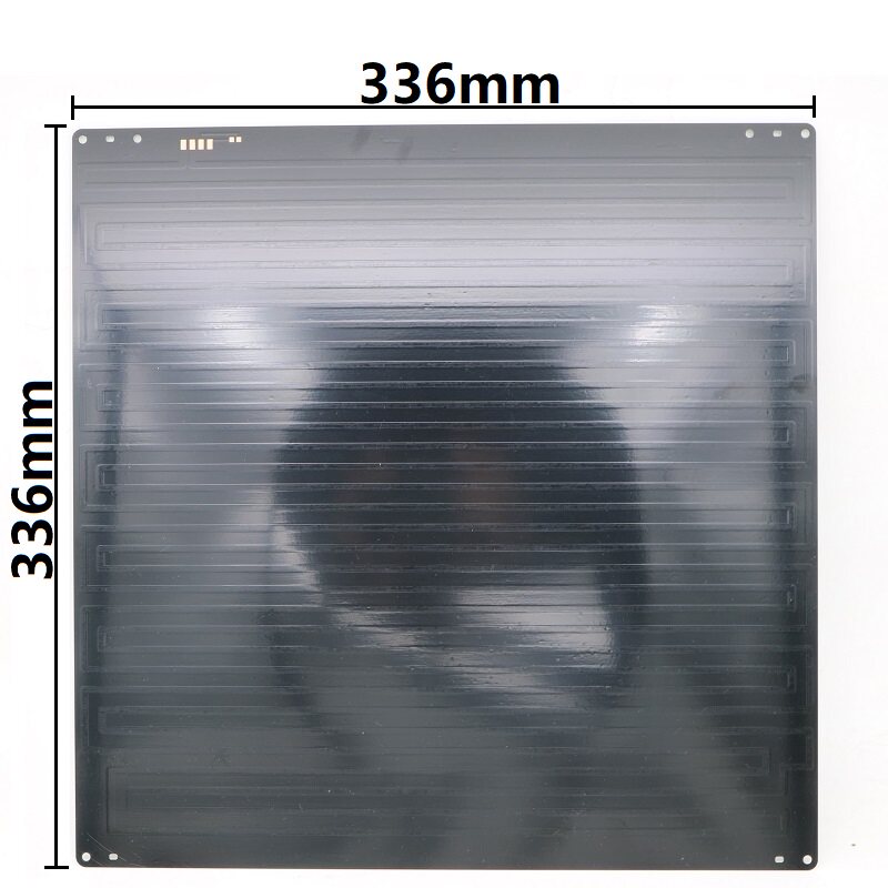 UM2+铝基加热板 3D打印机热床 336mm大尺寸工作平台底板新品 24V