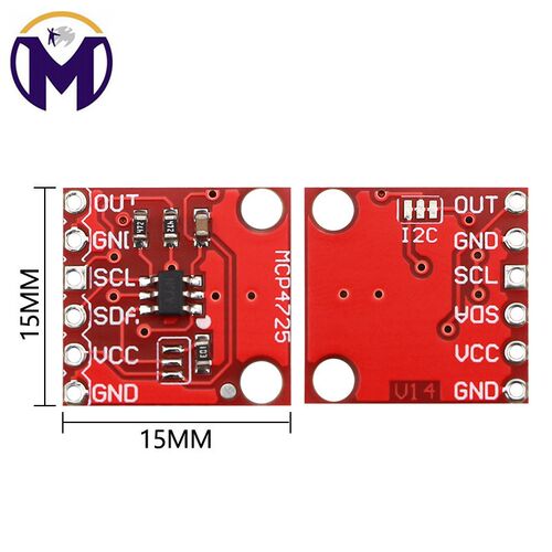MCP4725 模块 I2C DAC Breakout 开 发板