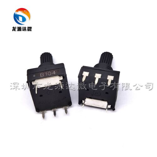 碳膜 PC1601-V-B104-M10-P18 B100K 全新原装 黑色 电位器
