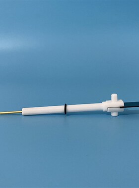 JJ110铂片电极夹 聚四氟Pt工作电极夹  导电性好耐腐蚀纯铂可开票