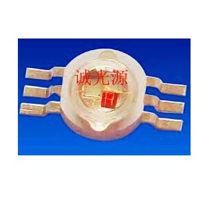 3W红绿蓝RGB七彩全彩6六脚大功率LED灯珠七彩彩色带铝基板彩灯珠