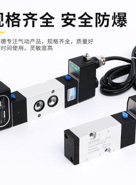 板式气动防爆电磁阀4M310-10/210-08贴面执行器阀门粉尘EXI/IIT4