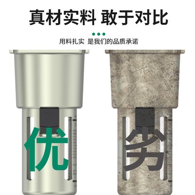 AL油雾器空压机油水分离器过滤器配件AL2000-02/3000-03/4000-04