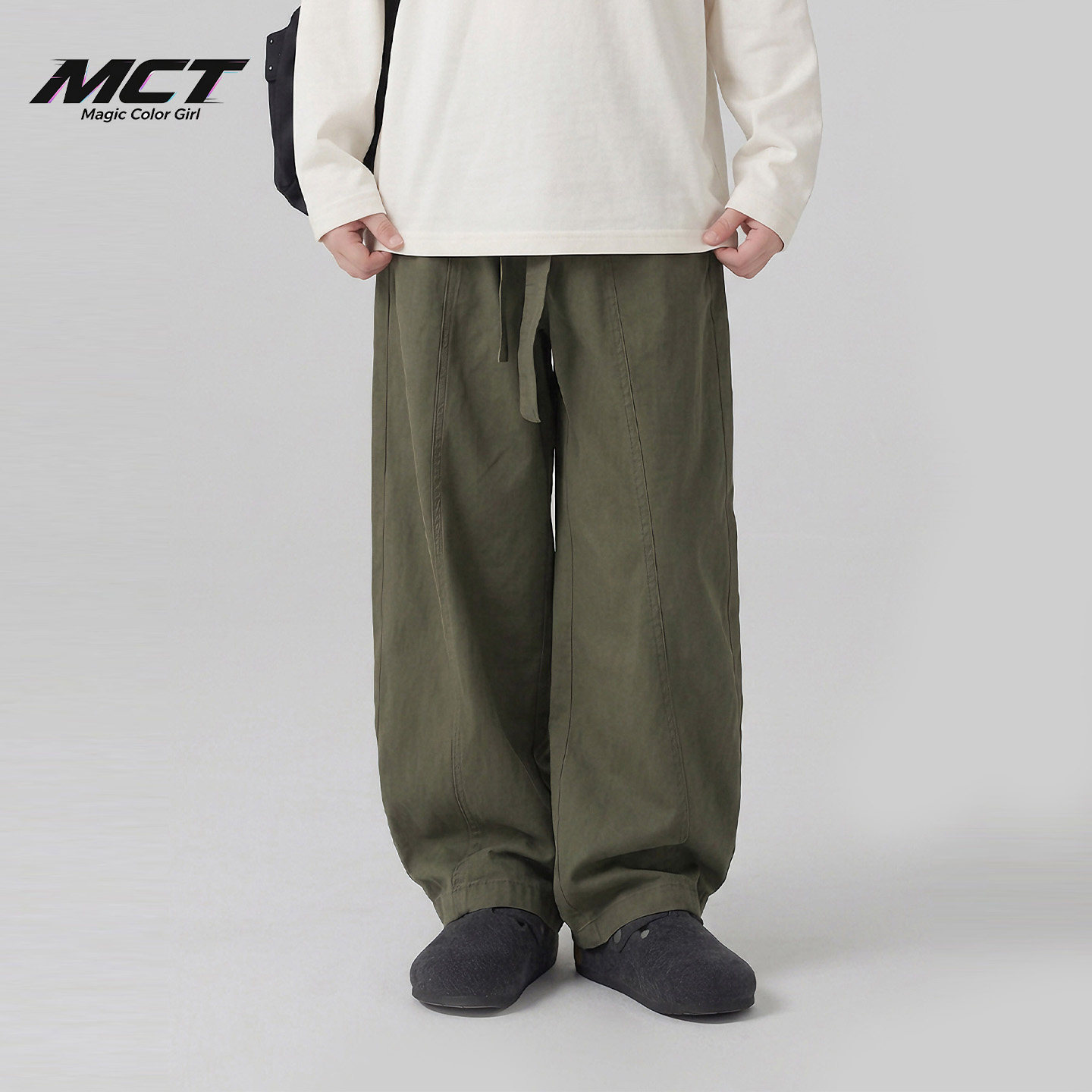 MCT女大童长裤秋季宽松2026新款