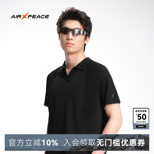 AIR PEACE太平鸟polo衫男装2026新款休闲上衣翻领短袖T恤夏季