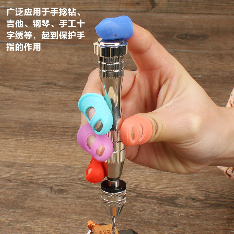 手工指套护手指左手右手弹吉他防金属罐/桶/瓶