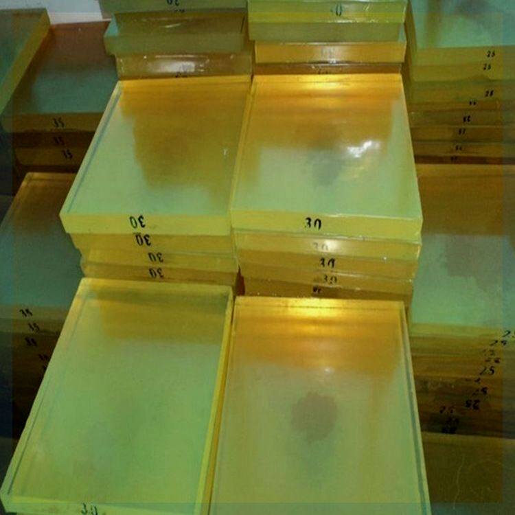 优力胶板 聚氨酯pu板 加工 耐磨刀模垫板牛筋胶棒 pu缓冲胶块/条
