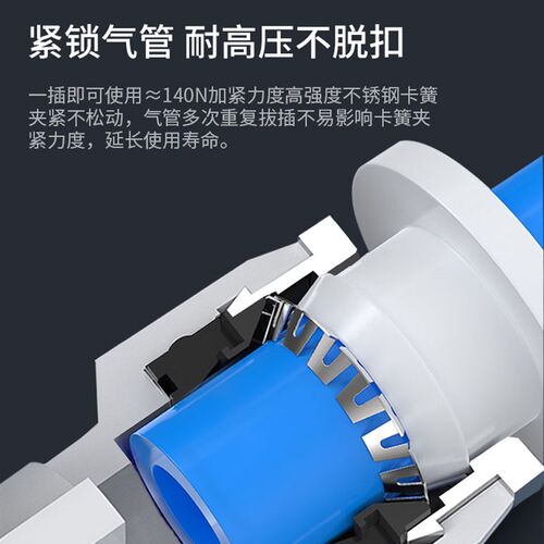 气动快速快插接头 十字四通 PZA8 6 4 10 12 插4 6 8 10 12mm气管