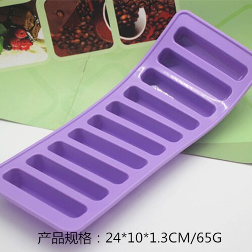 硅胶制品 工艺礼品 10连手指模具 蛋糕模具冰格果冻模具