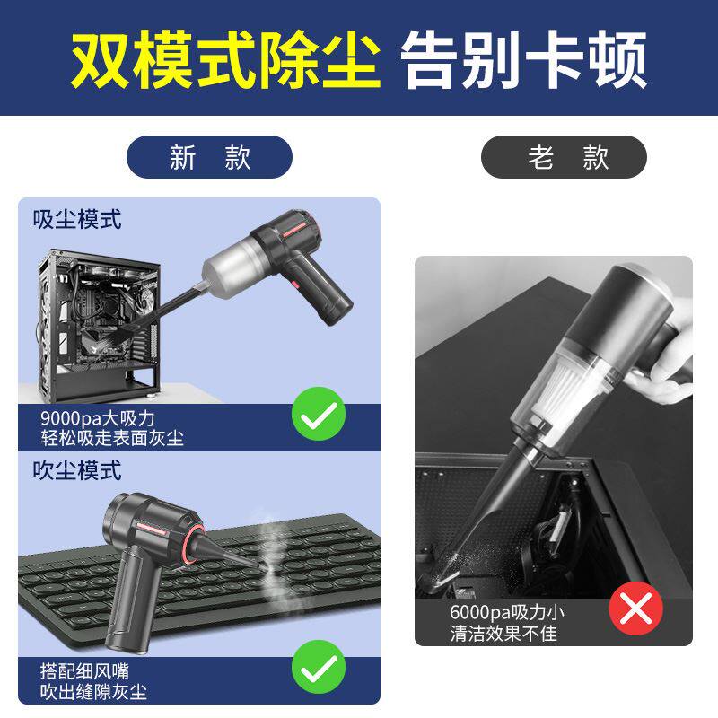 笔记本清灰工具套装电脑吸吹两用除尘电动吹风机主机拆机维修风扇
