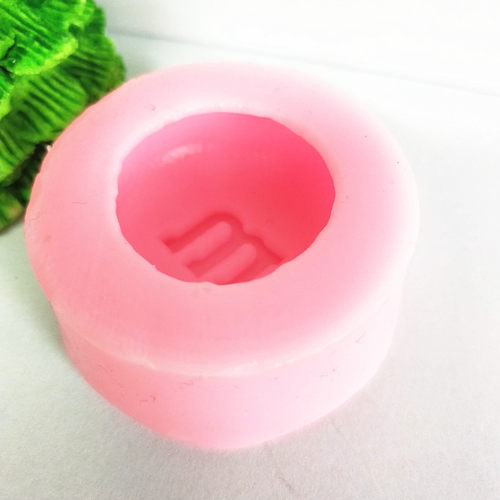 C1082麦乐豆m硅胶模具香薰石膏模具 汽车封口夹模具