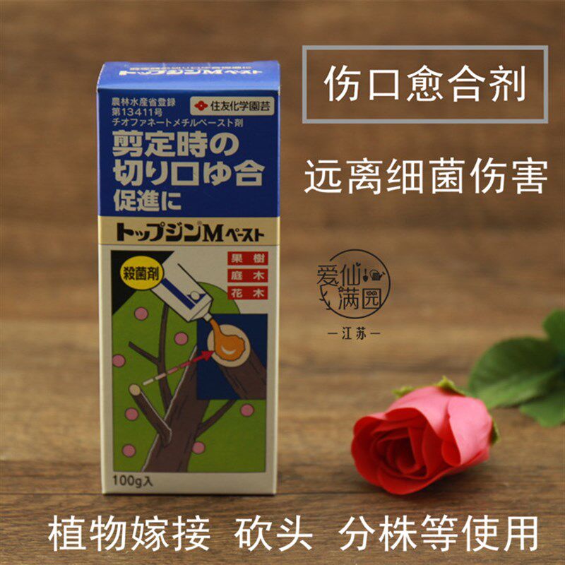 包邮日本进口 多肉兰花盆景用伤口愈合剂 使用方便 愈合利器100g