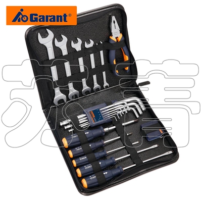 德国霍夫曼GARANT内六角螺丝刀卷尺开口扳手老虎钳工具21件套装