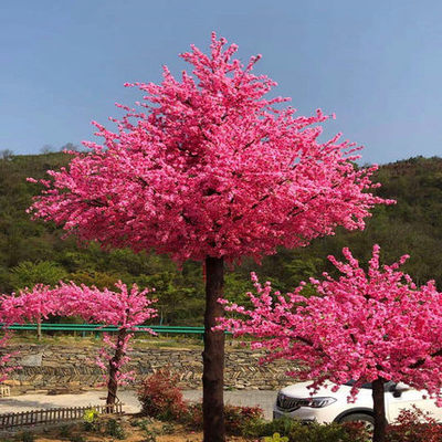仿真桃花树假桃树大型植物樱花树仿真梅花树 许愿树落地摆件装饰