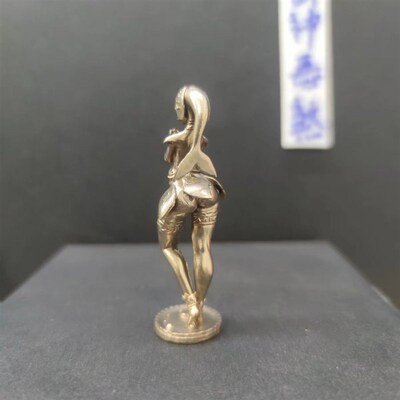 纯铜优质版第1345村民琳西亚库库露射手精灵村美少女手办模型摆件