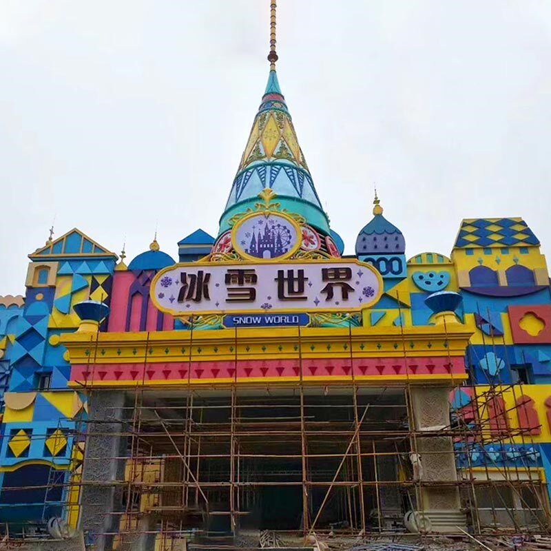 玻璃钢雕塑定制大型游乐园假山卡通动物人物公仔门头摆件泥塑