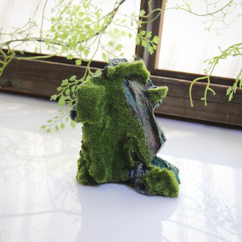 奇艺家居 仿真沉木水草 植绒沉木装饰摆件 鱼缸装饰品 造景套餐