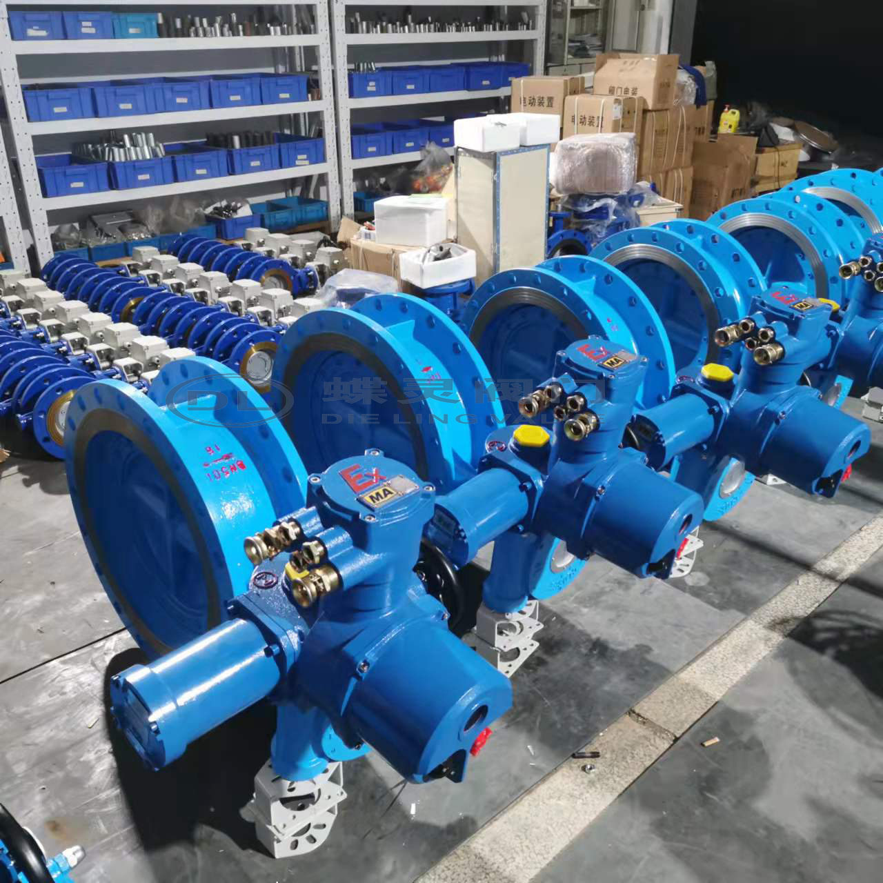 智能一体化瓦斯蝶阀 三偏心矿用隔爆型蝶阀MD943H-25C-DN600