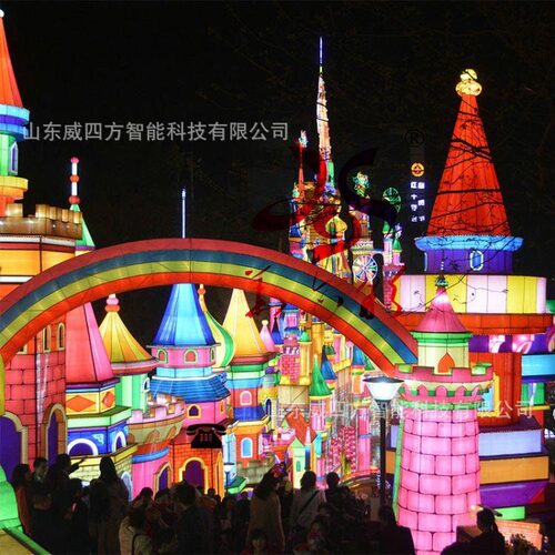 2021春节元宵节日庆典大型花灯会 led造型灯光展庙会灯光节定制