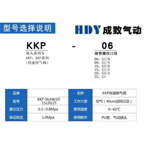 快速排气阀 KKP系列排气阀kkp06/08/10/15/20/25螺纹1分2分3分4分