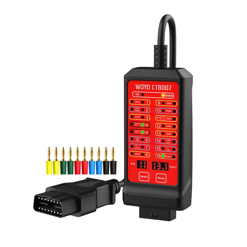 CAN测试仪盒OBD2 16Pin分线盒OBD2汽车检测仪故障诊断仪