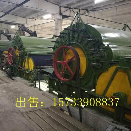 一手设备意大利进口伯帝诺四联双过桥粗纺毛纺进口2.2米梳毛机