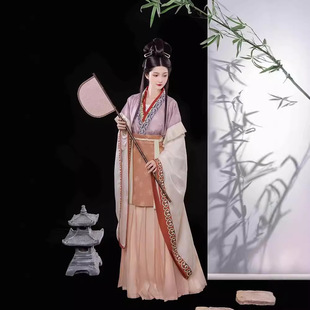 2026新款原创汉服女晋制南北朝复原款大袖襦齐腰中国风古装春秋季
