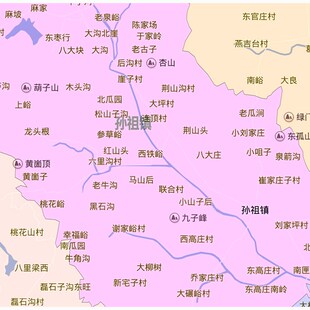 沂南县地图1.15临沂市高清折叠家用办公室书房装饰墙贴包邮