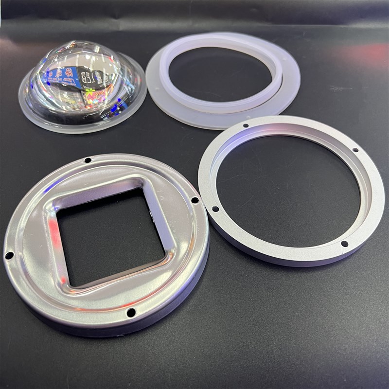 LED 聚光凸透镜 玻璃防水透镜120W 300W 200W 500W灯珠散光套件