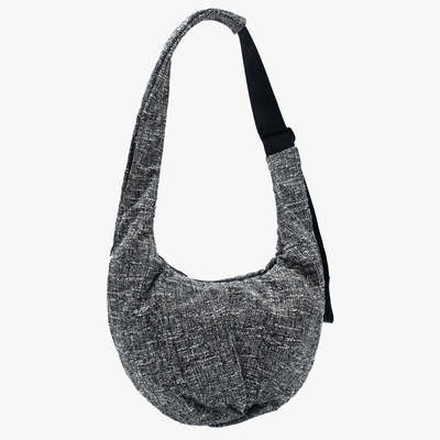 【秋冬新品】Cote&Ciel 粗花呢弧形拉链开合斜挎包 HYCO S TWEED