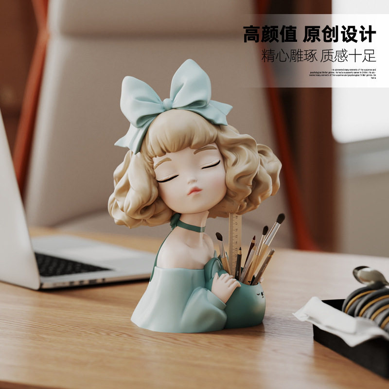 韩版可爱旋转笔筒3561