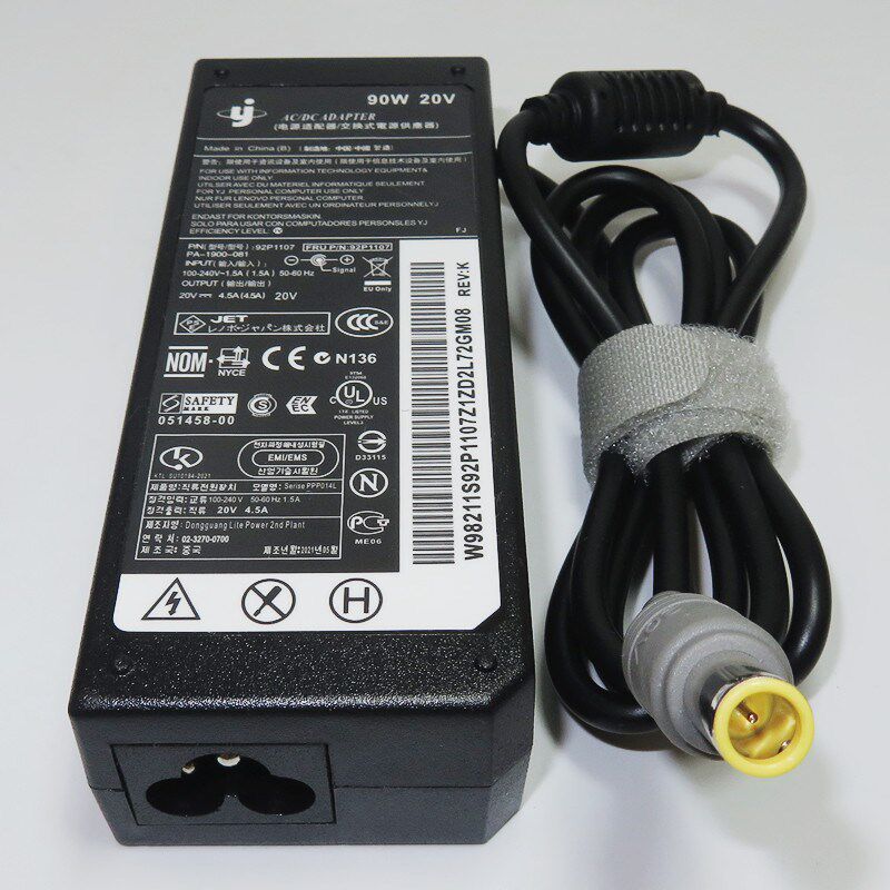 适用于联想IBM笔记本电脑电源适配器20V3.25A大圆口针20V4.5A带线